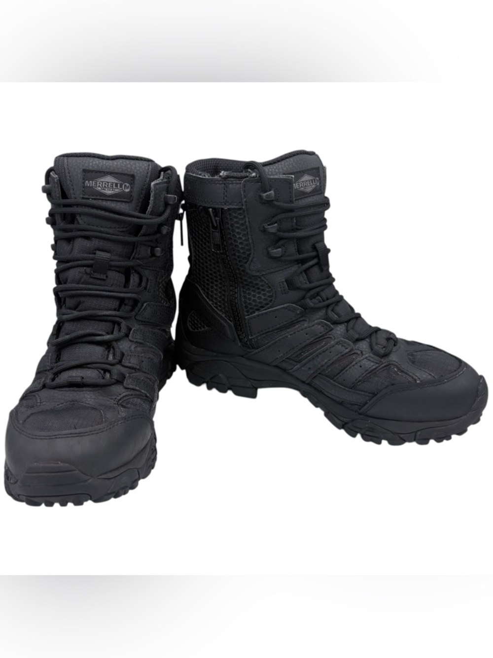 Merrell J17720 Tactical Military Zip Boots Vibram Waterproof Outdoor Women 8.5M